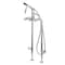 Aqua Vintage CCK8101DX Freestanding Tub Faucet with Supply Line, Stop Valve, Polished Chrome CCK8101DX - alternate 1